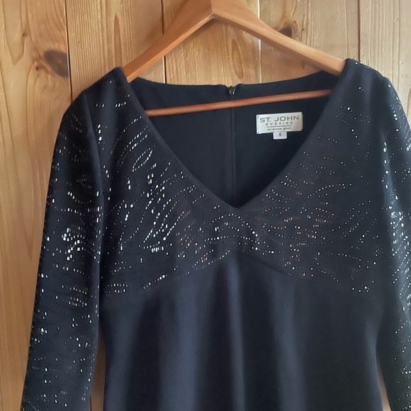 St. John Evening Sparkle Dress by Marie Gray - Picture 4 of 5